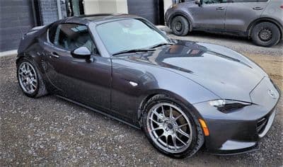 MX5 ND & Fiat 124 Enkei 17 X7.5 & 17x8  GTC02  Hyper Silver wheels