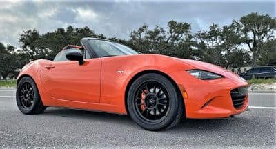 MX5 ND & FIAT 124  Konig Hypergram 17x8 4X100 ET45 Matte Black