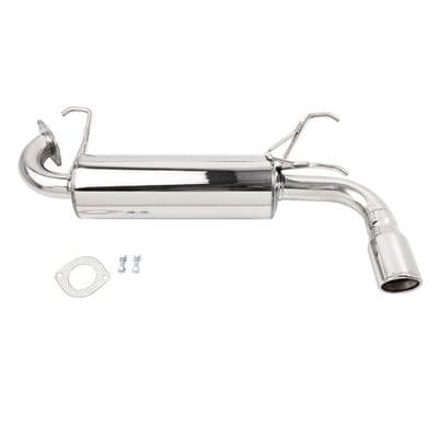 MX5NB  RoadsterSport 4 Helmholtz Polished Stainless Steel  Exhaust Silencer