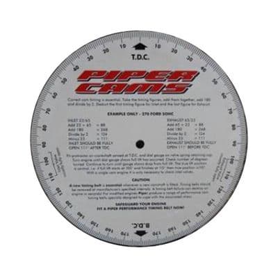 Piper Cams Camshaft Timing Disc