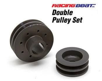 Racing Beat Double V Alloy Alternator and Main Drive Pulley Set 1974-92