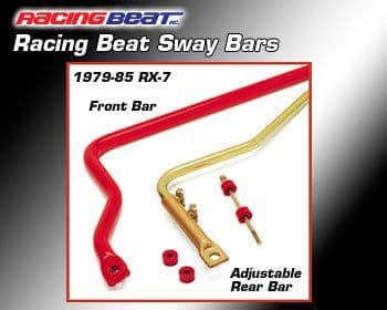 RACING BEAT RX7 (79-85) FRONT & REAR ANTI ROLL BAR KIT