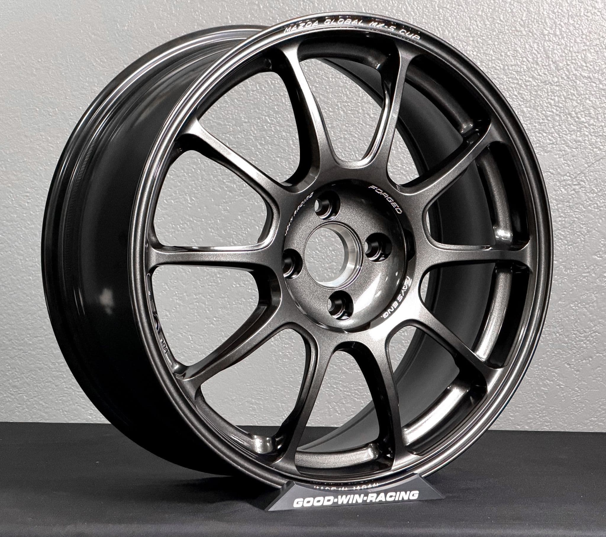 RAYSアルミ RAYS FORGED Global Race Wheels MX5 ND 17x7 5 4x100 40 - Gunmetal