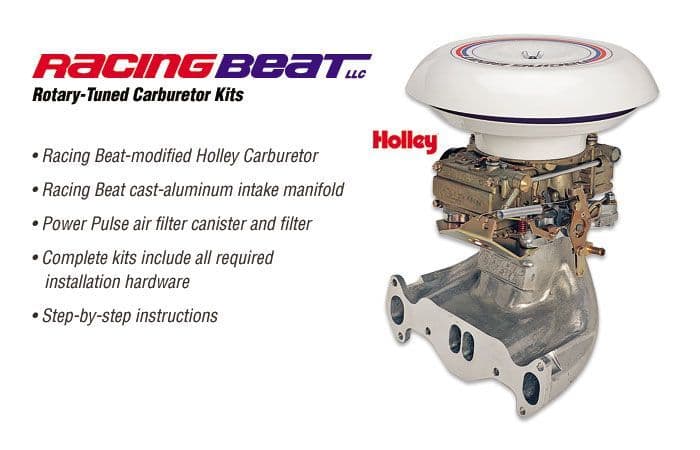 RX7 Holley Intake Kit 1976 -92 12A and 13B Stock Port Engines