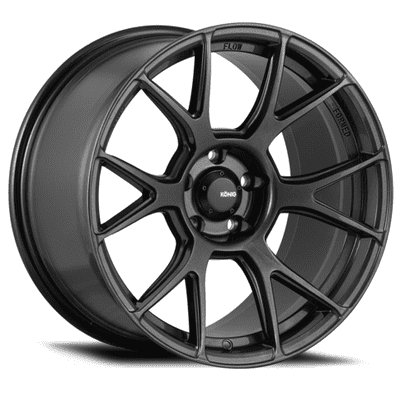 RX8 Konig Ampliform 18x8.5 5x114.3 ET45 Dark Metallic Graphite Wheels