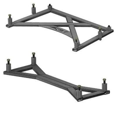 V8 Roadsters MX5  Front & Rear underbody braces with side frame rails 