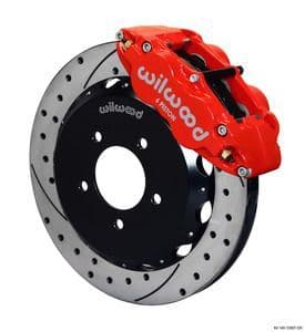Wilwood Forged Narrow Superlite 6R FRONT RX8 Big Brake Kit, SRP Drilled and Slotted 14