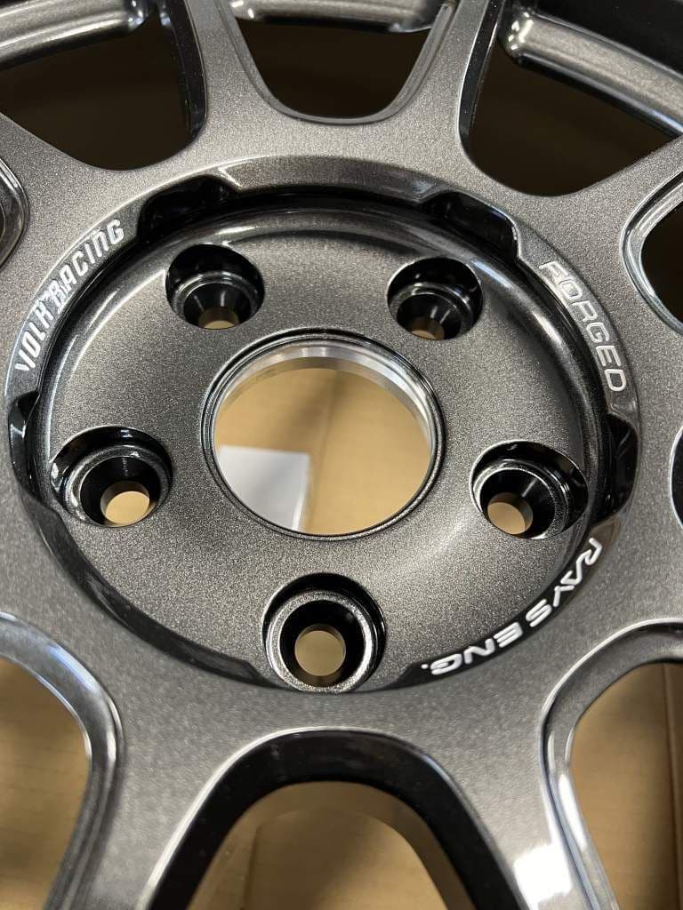 RAYS FORGED RACE Spec MX5NC 17x8 5x114 48 - Gunmetal wheels