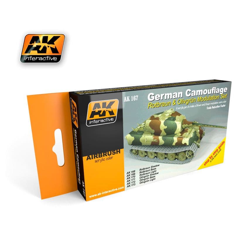 GERMAN GREEN AND BROWN MODULATION SET AK167