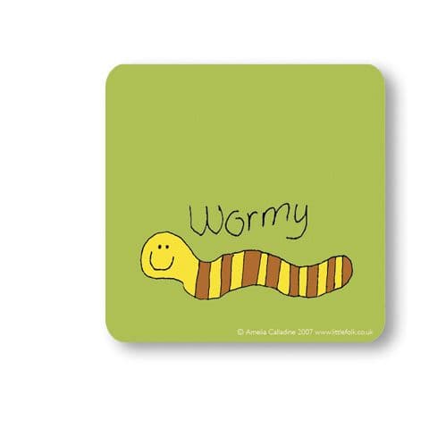 Creepy Crawlies Wormy Coaster