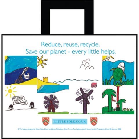 Fairfield Preparatory School Reusable Shopping Bag Class 4B Boys