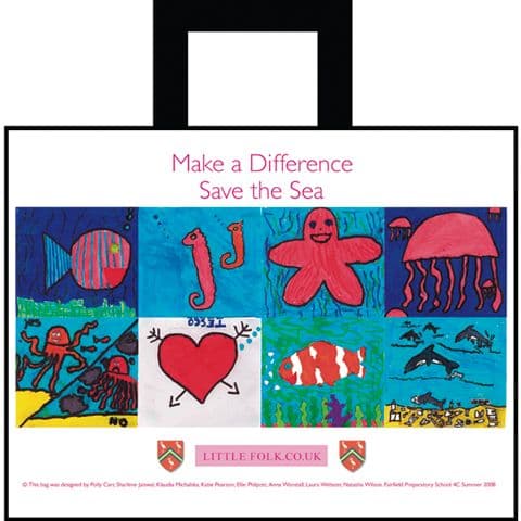 Fairfield Preparatory School Reusable Shopping Bag Class 4C Girls