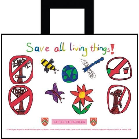 Fairfield Preparatory School Reusable Shopping Bag Class 4P Girls