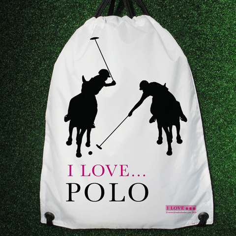 I LOVE ... POLO Drawstring Bag