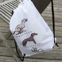 I LOVE ... WHIPPETS Drawstring Bag