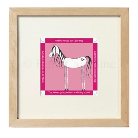 Nursery Rhyme Picture - Horsey Horsey