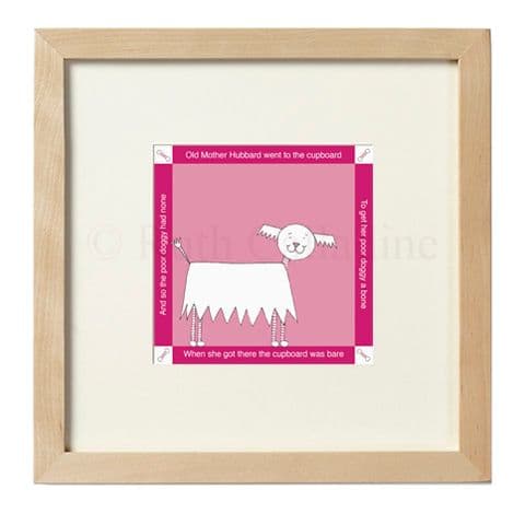 Old Mother Hubbard Nursery Rhyme Picture