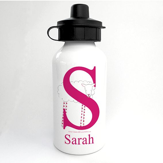 Personalised Alphabet Water Bottle - Baa Baa the Little Sheep