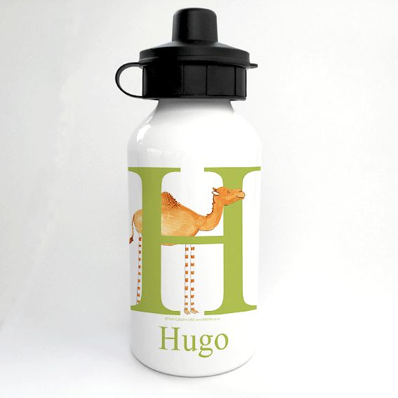Personalised Alphabet Water Bottle - Bump the Little Camel