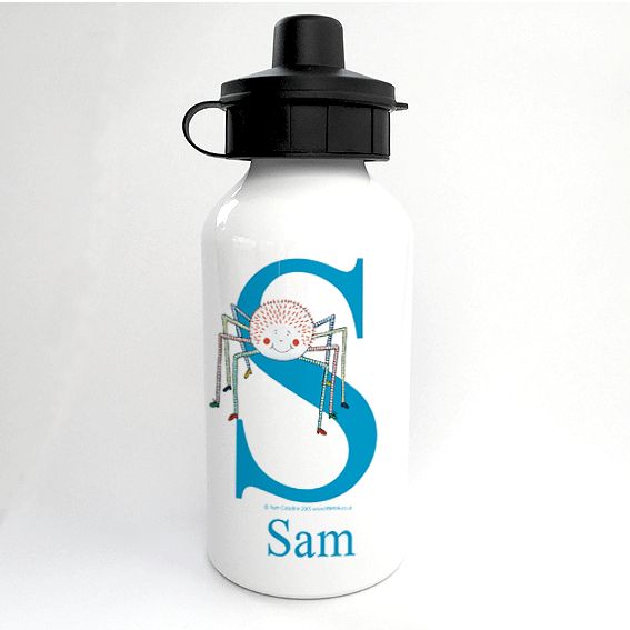Personalised Alphabet Water Bottle - Incey the Little Spider