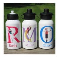 Personalised Drinks Bottles - Alphabet Range | Little Folk