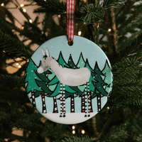 Personalised Ceramic Christmas 2025 Tree Decoration