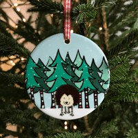 Personalised Ceramic Christmas 2025 Tree Decoration