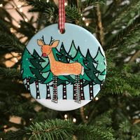 Personalised Ceramic Christmas 2025 Tree Decoration