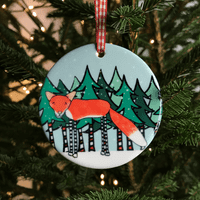 Personalised Ceramic Christmas 2025 Tree Decoration