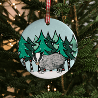 Personalised Ceramic Christmas 2025 Tree Decoration