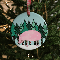 Personalised Ceramic Christmas 2025 Tree Decoration