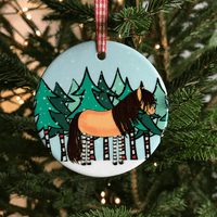 Personalised Ceramic Christmas 2025 Tree Decoration