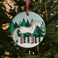 Personalised Ceramic Christmas 2025 Tree Decoration