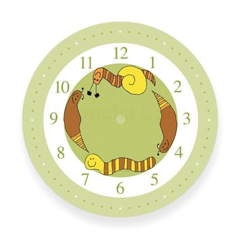 Personalised Creepy Crawlies Clock - Crawling Creepy Crawlies