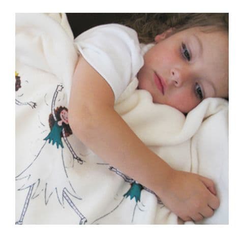 Personalised Cuddly Fleece Baby Blankets - Fizzy the Little Fairy