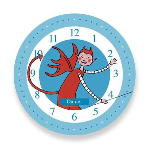 Personalised Devil Clock - Rebel the Little Devil