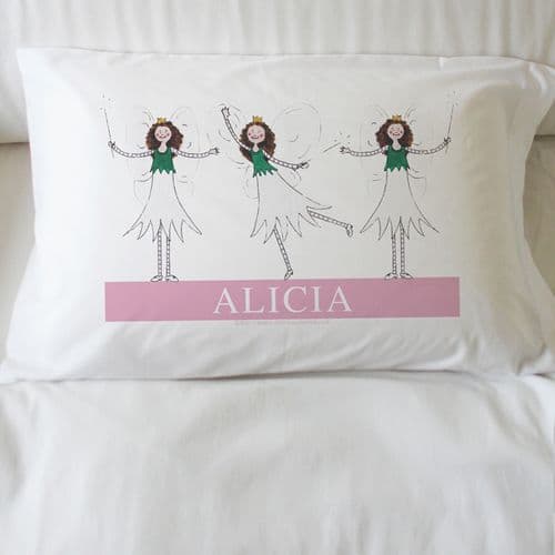Personalised Fairy Pillowcase - Fairy Friends