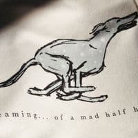 Personalised Fleece Blanket for Puppies and Small to Medium Sized Dogs - Starry Night Dash