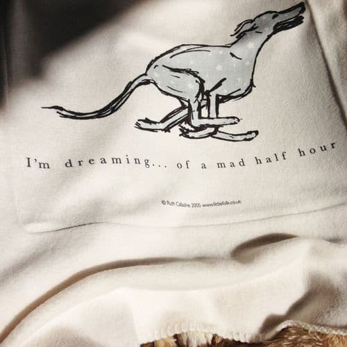 Personalised Fleece Blanket for Puppies and Small to Medium Sized Dogs - Starry Night Dash