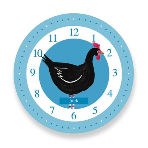 Personalised Hen Clock - Peck the Little Hen