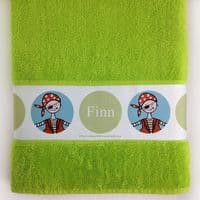 Personalised Towels | Pirate Dots | Little Folk