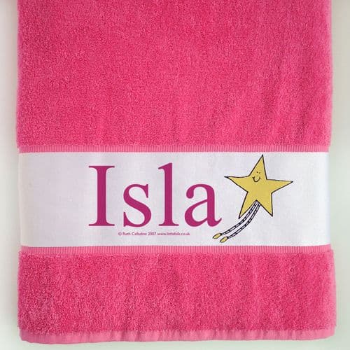 Personalised Large Towel - Twinkle the Little Star