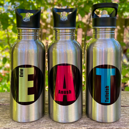 Personalised LF Juniors Sports Bottles - Big Dot Range