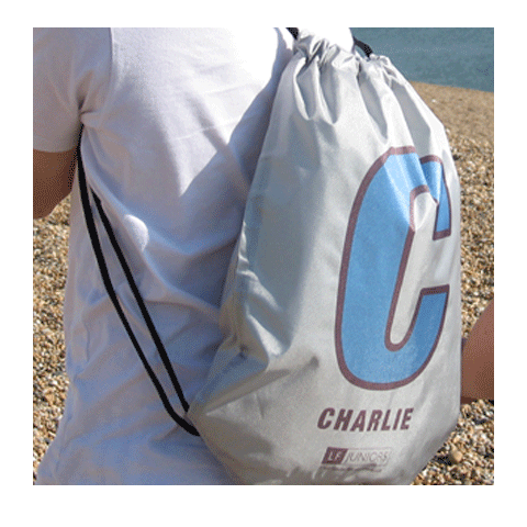 Personalised LF Juniors Swimming, PE, Football Bags - Outline Range