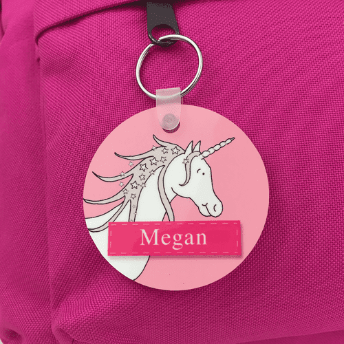 Personalised Little Folk Character Keyring - made with any name