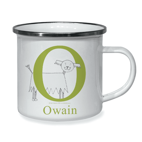 Personalised Little Folk Enamel Cup - Funguy the Little Dog