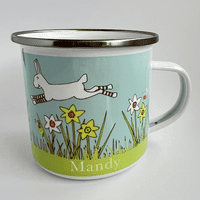 Personalised Enamel Cup | Snap the Little Alligator | Little Folk