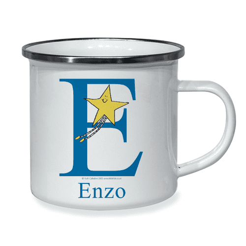 Personalised Little Folk Enamel Cup - Twinkle the Little Star