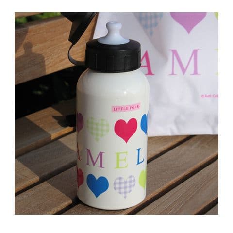 Personalised Love Hearts Drinks Bottles