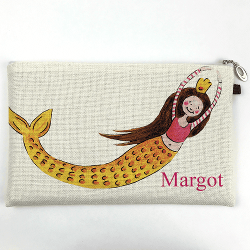 Personalised Pencil Case - Bubbles the Little Mermaid